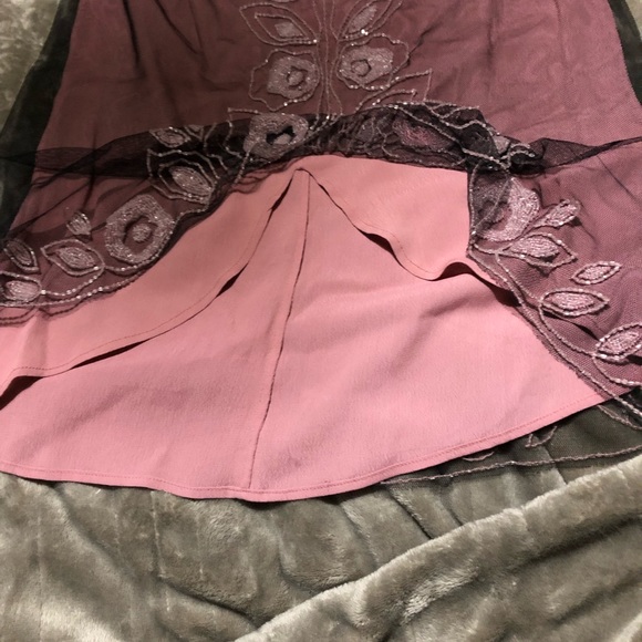 Size12/10 Dusty pink Gatsby vibe skirt set by French Connection - Picture 3 of 14